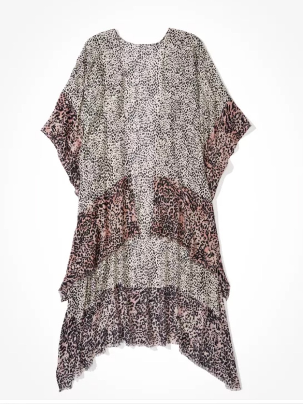 American Eagle Leopard Kimono